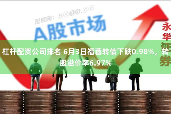 杠杆配资公司排名 6月3日福蓉转债下跌0.98%，转股溢价率6.97%