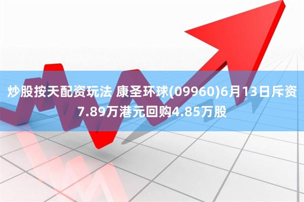 炒股按天配资玩法 康圣环球(09960)6月13日斥资7.89万港元回购4.85万股