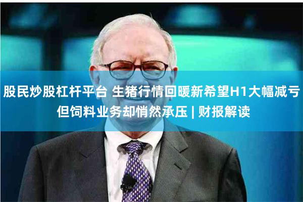 股民炒股杠杆平台 生猪行情回暖新希望H1大幅减亏 但饲料业务却悄然承压 | 财报解读